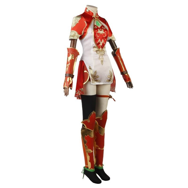 Traje de Cosplay Sun Shangxiang - Dynasty Warriors 8 - Outfit Transformador para Escenario, Halloween, Navidad - Fantasia Cosera