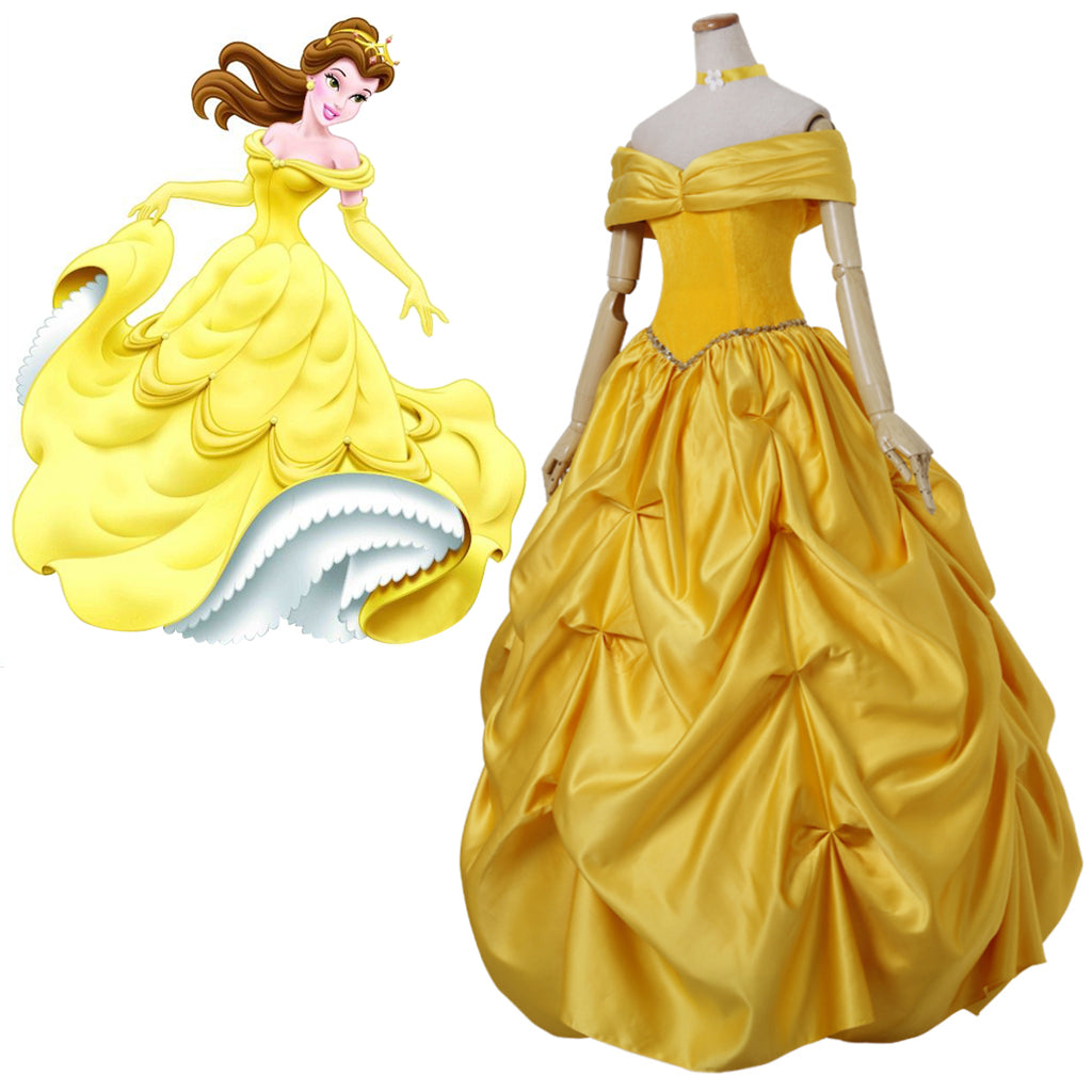 Belle y la Bestia Traje de Cosplay Serie | Vestido de Princesa para Eventos - Fantasia Cosera