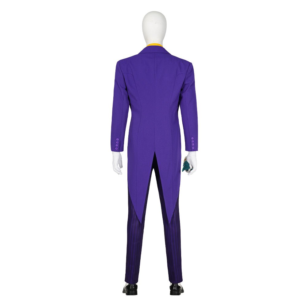 Traje Completo de Joker de la Serie Animada de Batman para Hombre - Disfraz de Cosplay para Halloween - Fantasia Cosera