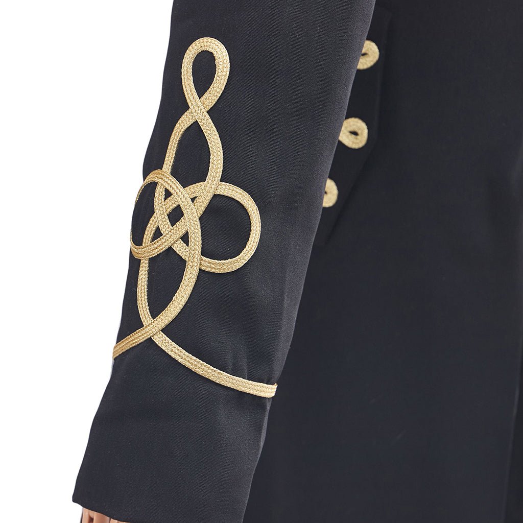 Abrigo Militar Largo para Mujeres Estilo Punk - Traje de Cosplay - Fantasia Cosera