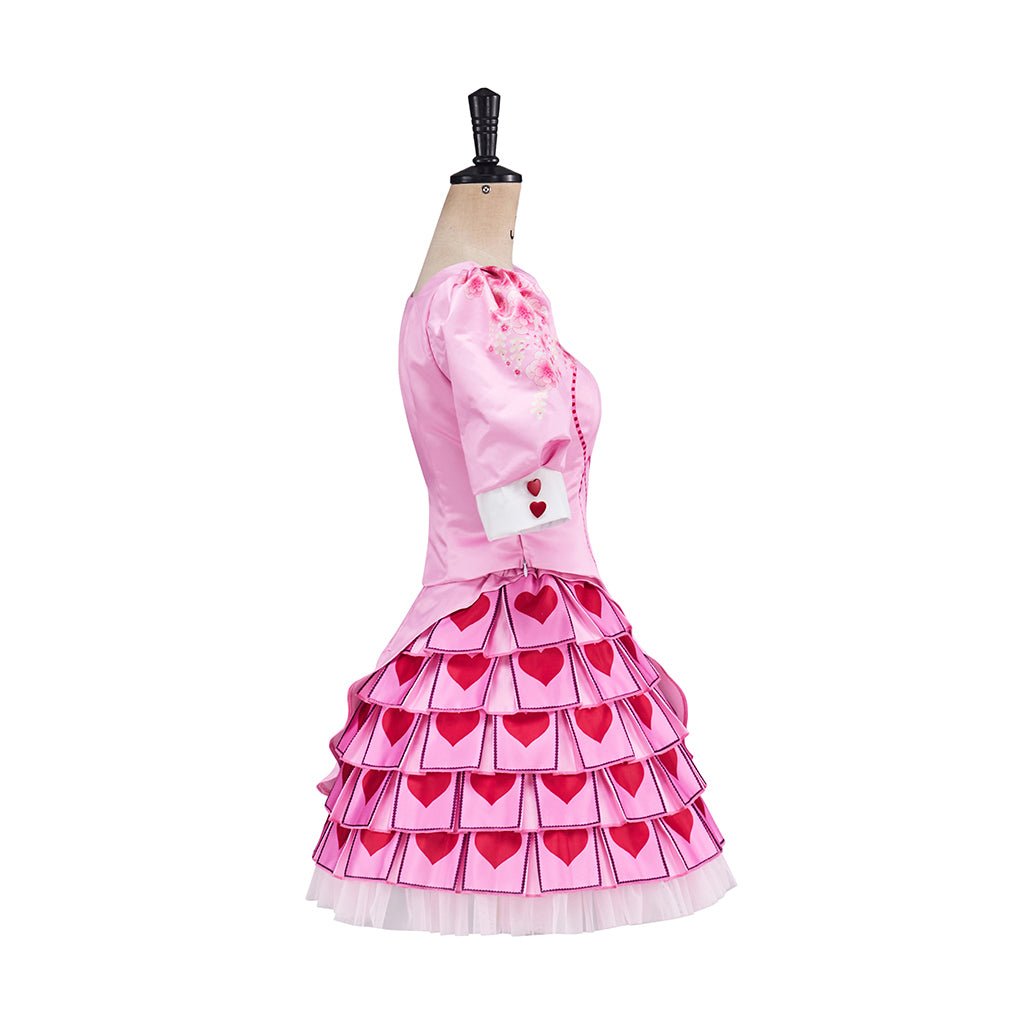 Vestidos para Niñas Descendientes 4 Traje de Cosplay Rojo – Vestido de Princesa para Halloween y Carnaval - Fantasia Cosera