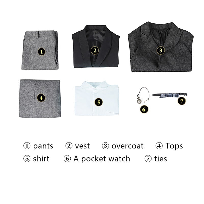 Traje de Cosplay de Newt Scamander de Animales Fantásticos Conjunto Completo para Halloween - Fantasia Cosera