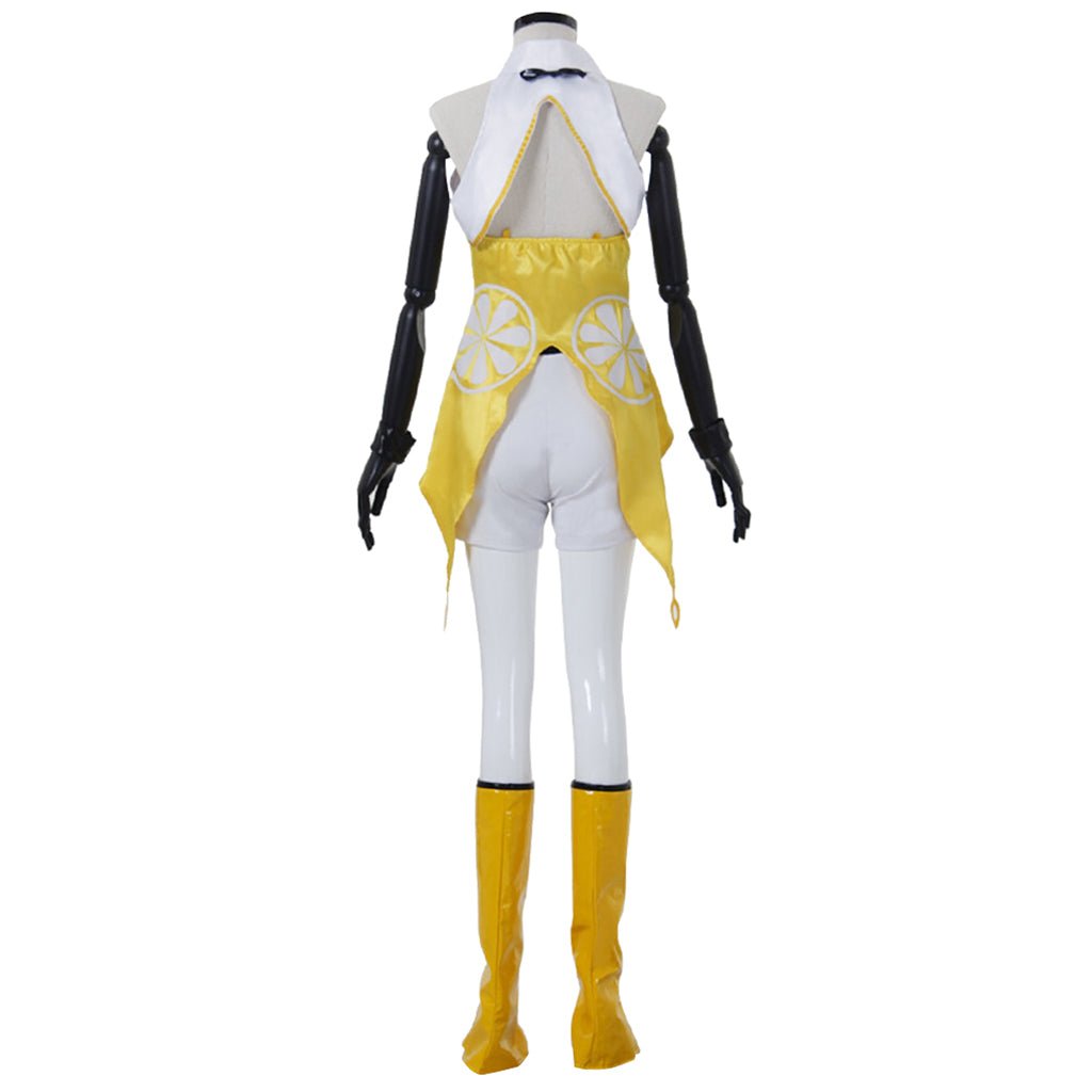 Traje de Cosplay de Miku Amarillo | Outfit Amarillo de Hatsune Miku - Fantasia Cosera