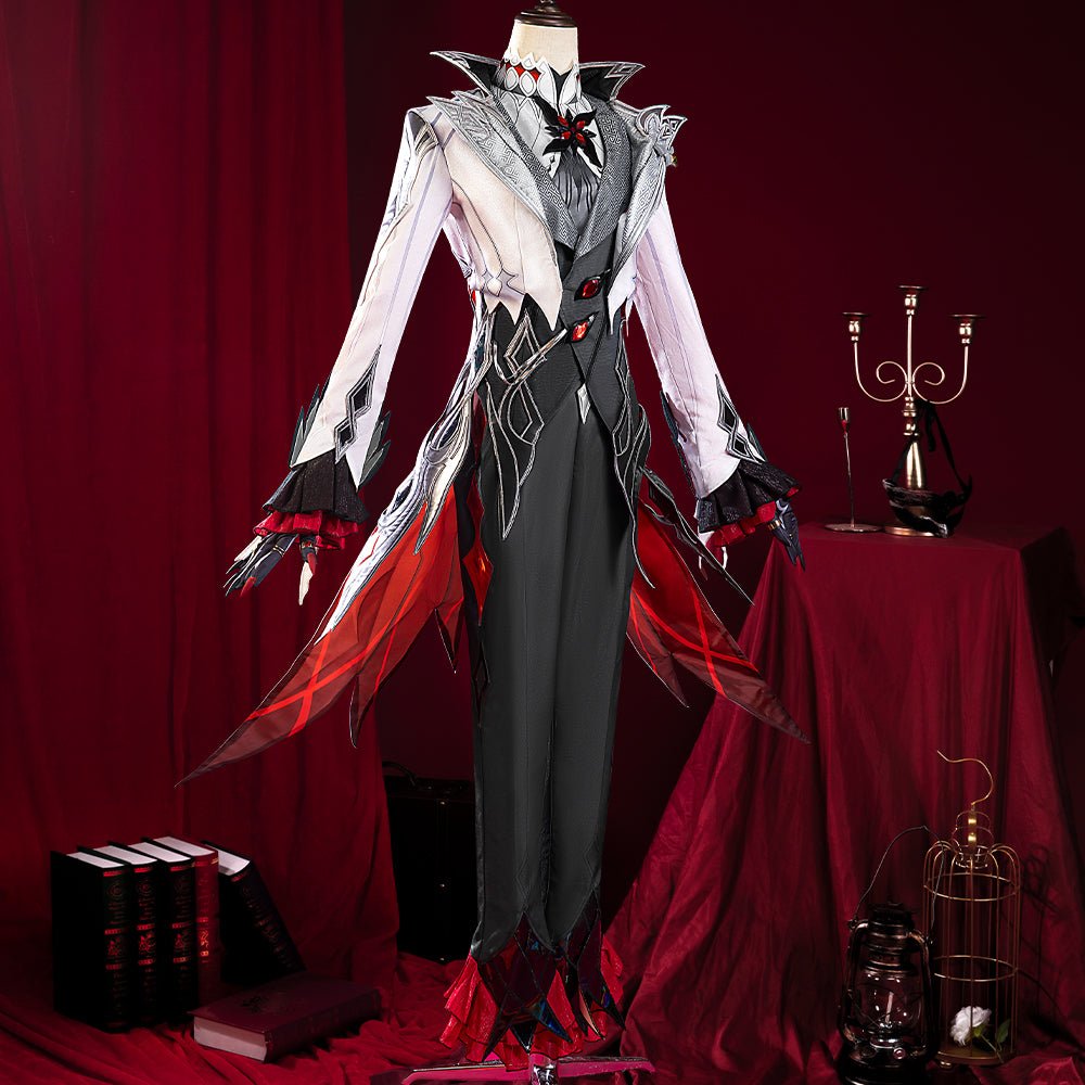 Traje de Cosplay de Arlecchino de Genshin Impact - Ideal para Fans de Los Fatui Harbingers - Fantasia Cosera