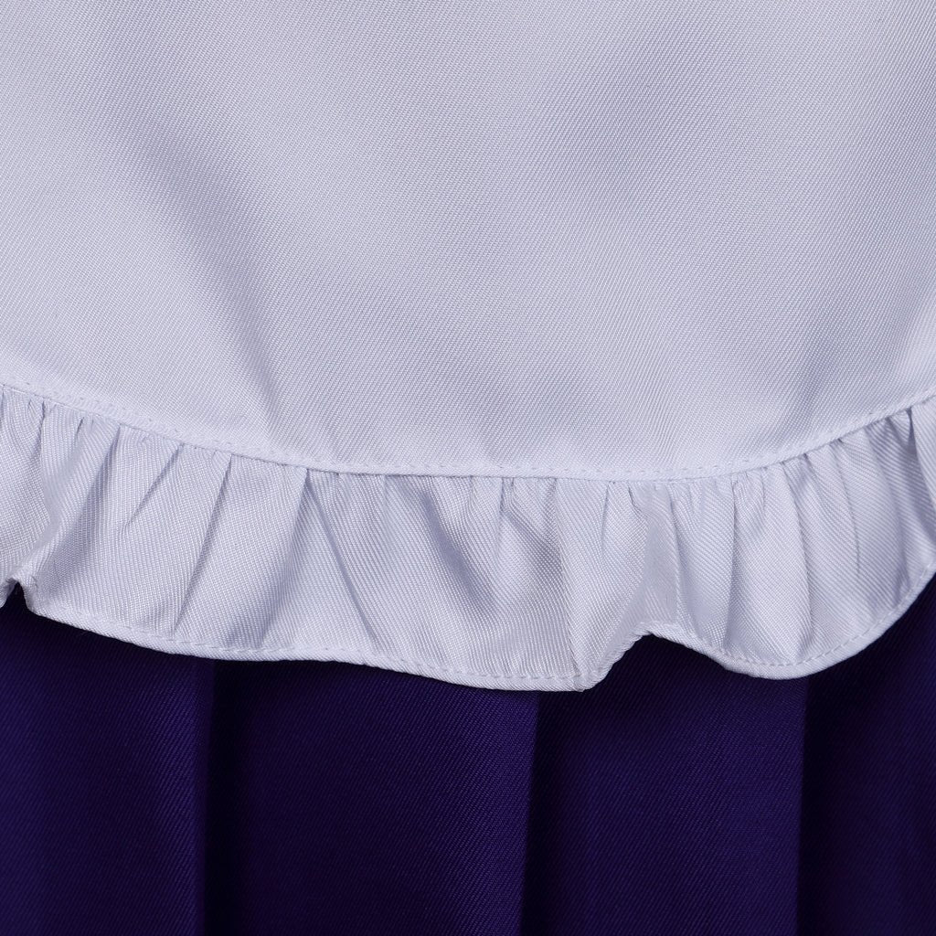 Vestido de Cosplay de Kochou Shinobu de Demon Slayer: Kimetsu no Yaiba - Estilo Lolita Maid - Fantasia Cosera