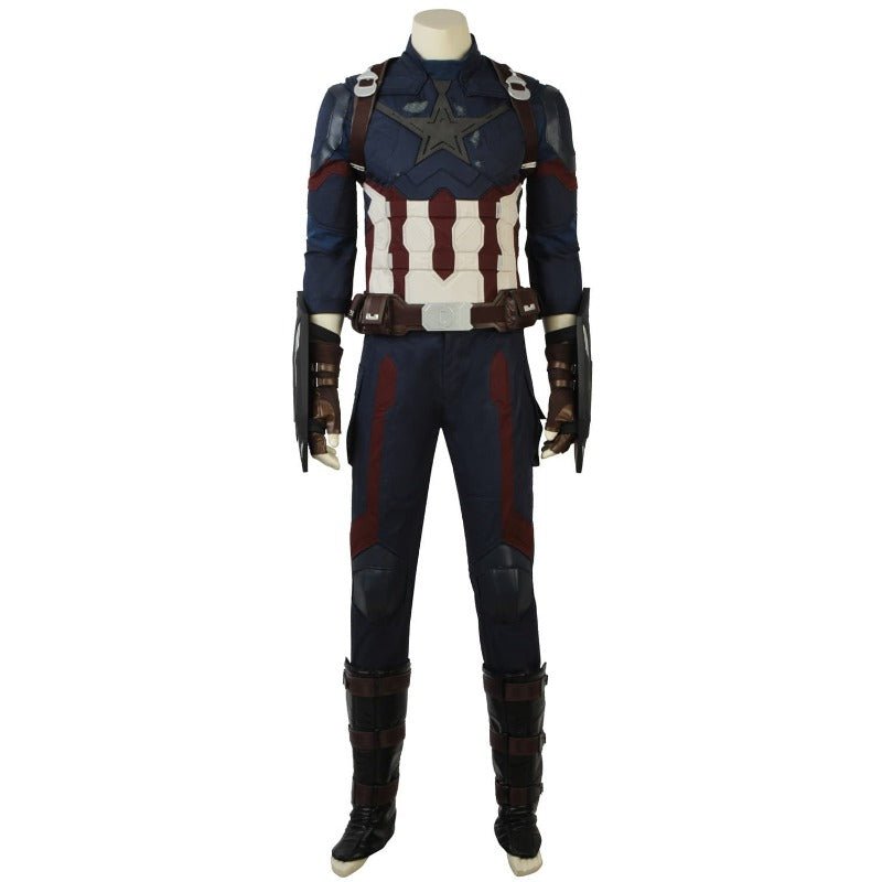 Traje de Cosplay de Captain America Steve Rogers Guerra del Infinito | Fantasía Cosera - Fantasia Cosera