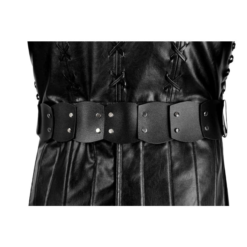 Traje de Cosplay de Geralt de The Witcher 3: Caza Salvaje para Hombre - Abrigo, Pantalones y Camisa - Fantasia Cosera