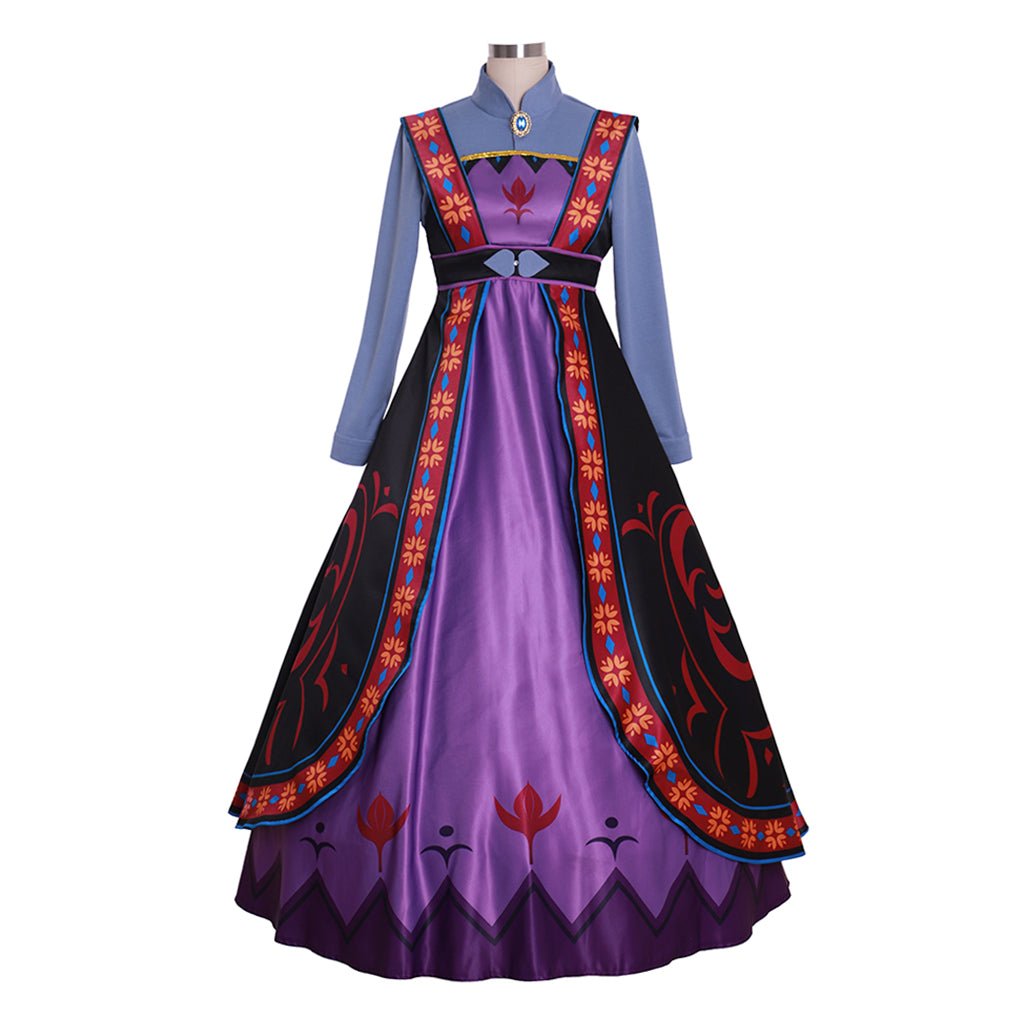 Vestido de Cosplay de Reina Iduna para Mujer | Disfraz de Madre Disney para Cosplay - Fantasia Cosera
