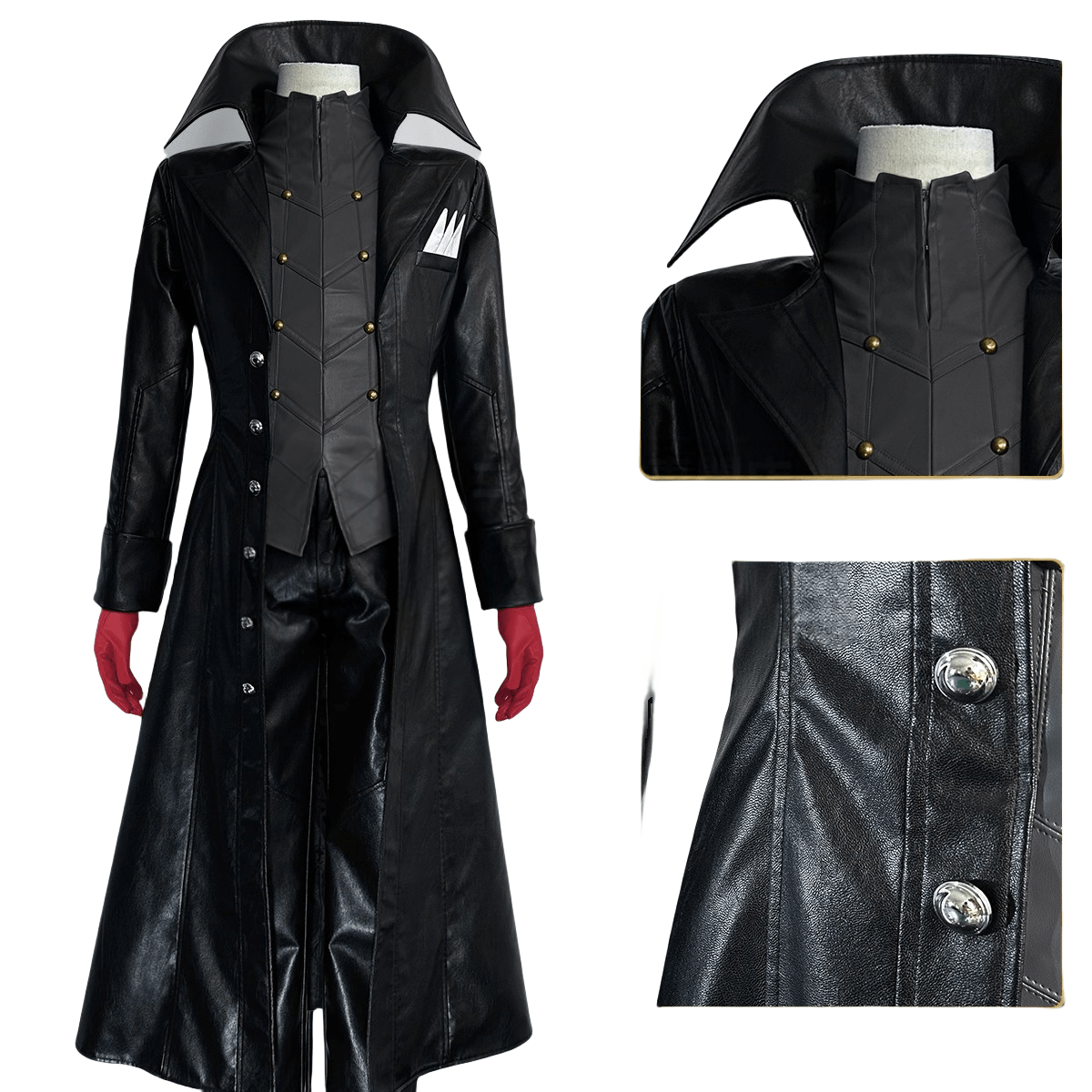 Traje de Cosplay de Ren Amamiya (Joker) de Persona 5 - Outfit de Personaje de Juego de Alta Calidad - Fantasia Cosera