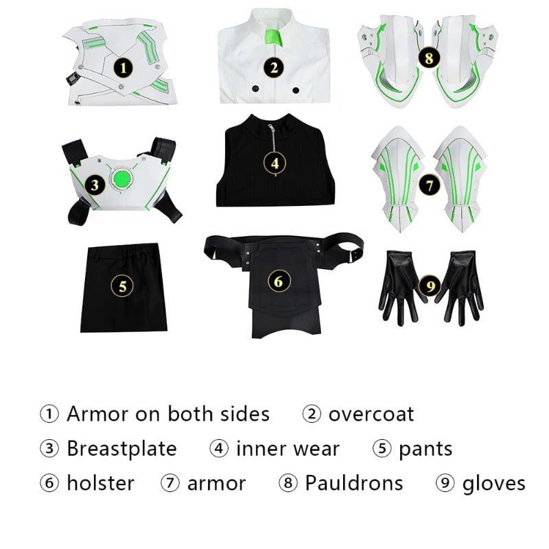 Disfraz de Cosplay de Sephiroth de FF7 Ever Crisis - Abrigo Blanco de Alta Calidad para Halloween y Fiestas - Fantasia Cosera