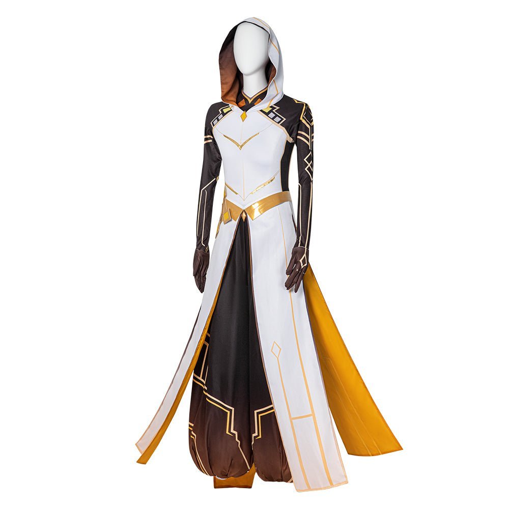 Traje de Cosplay de Zhongli de Honkai: Star Rail - Atuendo Divino Premium para Fans Masculinos - Fantasia Cosera