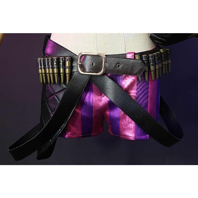 Traje de Cosplay de Jinx - Uniforme Sexy de Liga de las Leyendas - Fantasia Cosera