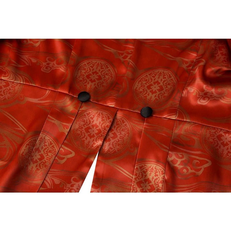 Traje de Cosplay Jerome Chaqueta Roja y Chaleco Naranja para Halloween y Festivales - Fantasia Cosera