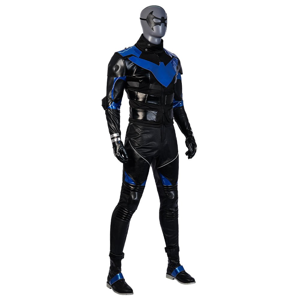 Traje de Cosplay de Nightwing de Batman: Gotham Knights para Halloween - Fantasia Cosera