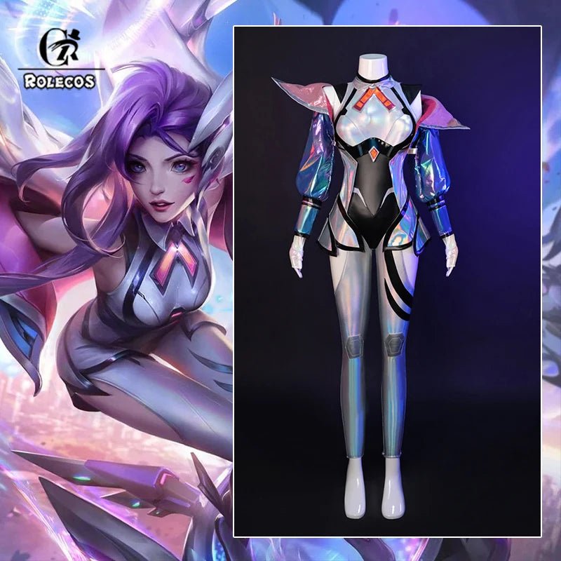 Traje de Cosplay de Seraphine de LOL Battle Dove, Equipo Anima, Disfraz de Halloween para Mujer, Nueva Piel - Fantasia Cosera