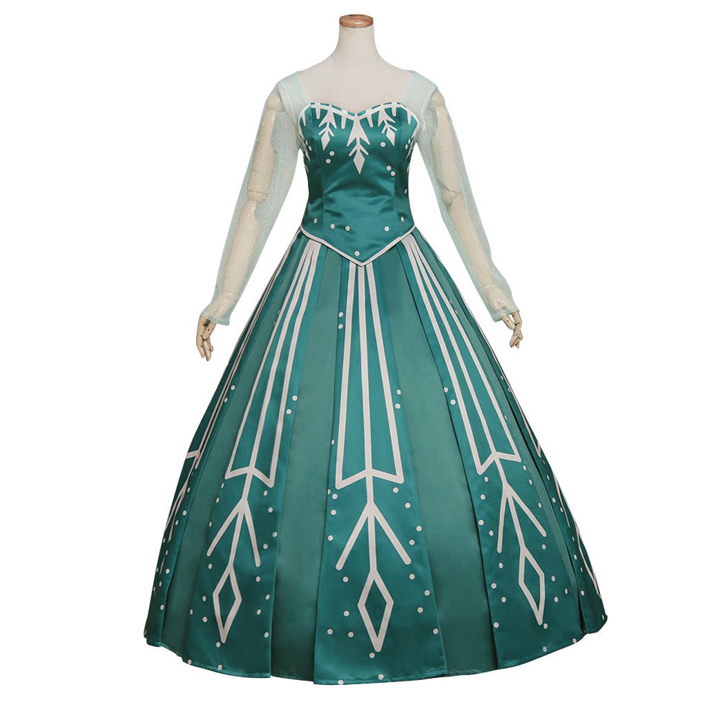 Serie de Trajes de Cosplay de Frozen Anna y Elsa | Vestidos de Princesa para Cosplay, Halloween y Fiestas - Fantasia Cosera