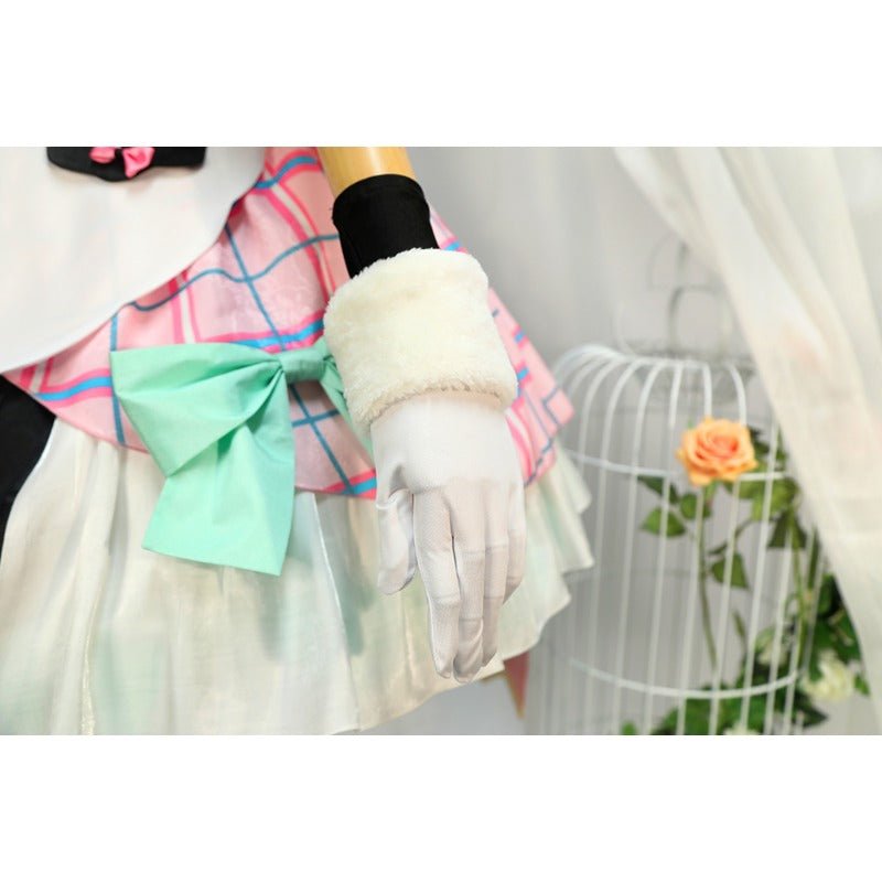 Traje de Cosplay Magical Mirai 2021 Clover Bunny Miku con Botas - Disfraz de Hatsune Miku - Fantasia Cosera