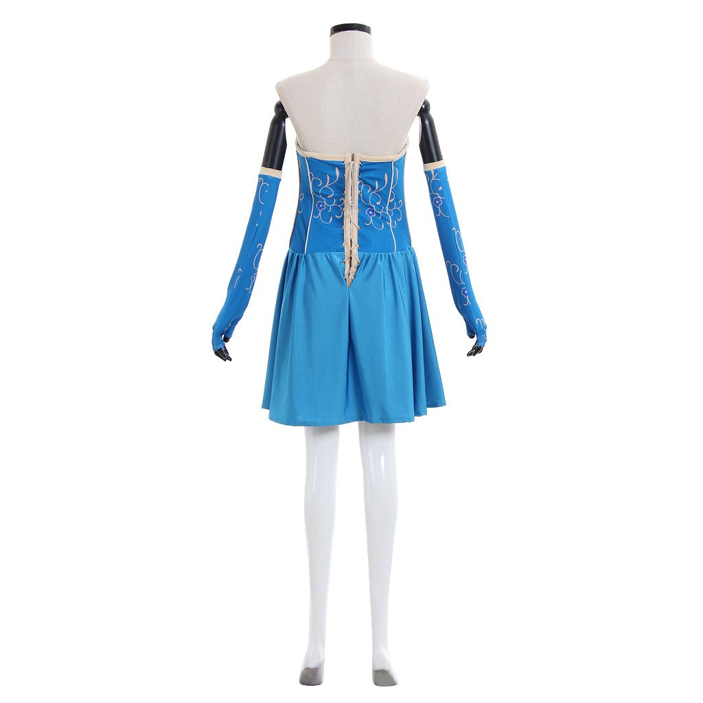 Traje de Cosplay de Supergirl Bombshell | Disfraz de Superhéroe de DC Comics para Halloween - Fantasia Cosera