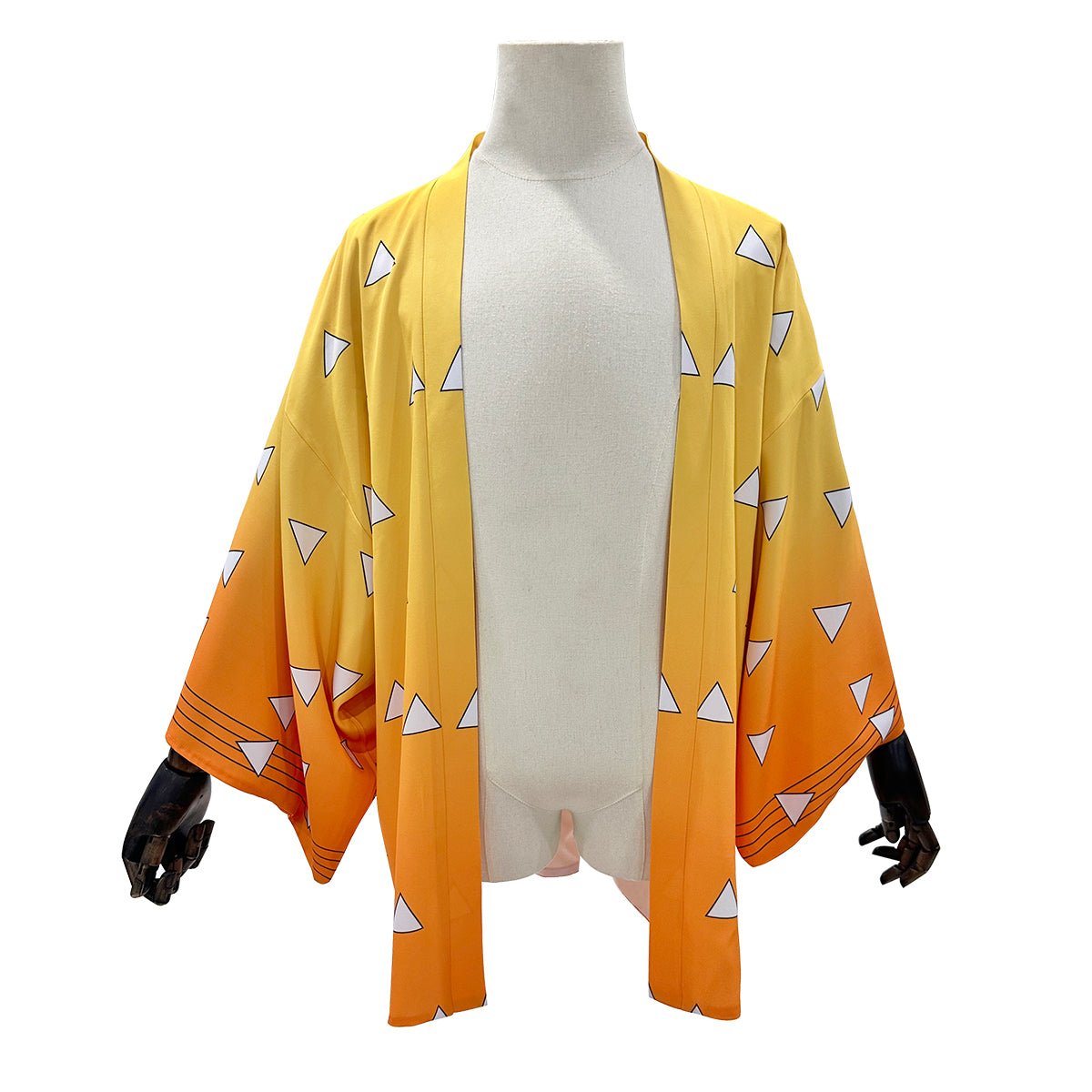 Traje de Cosplay de Zenitsu Agatsuma de Demon Slayer: Kimetsu no Yaiba - Fantasia Cosera