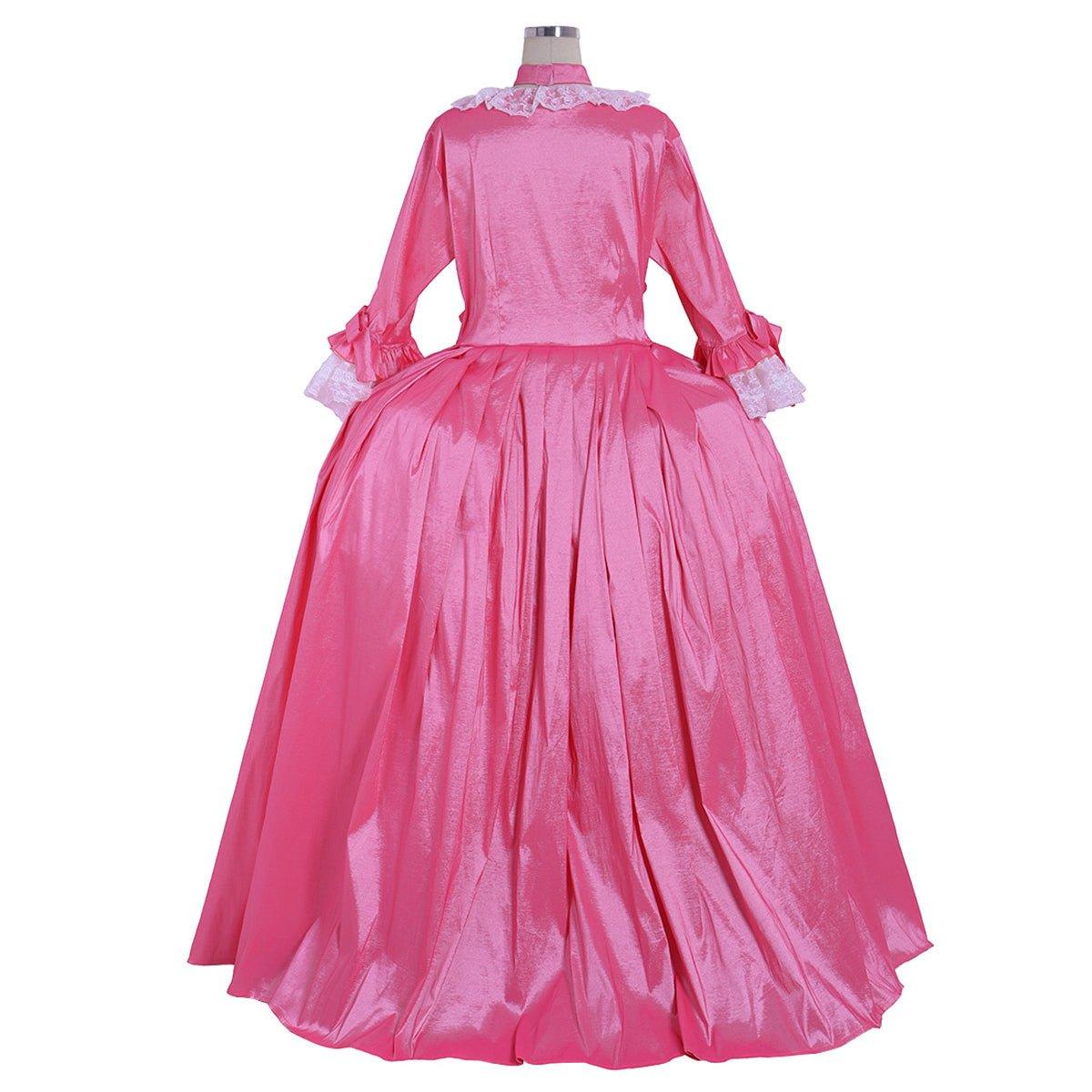 Vestido de Marie Antoinette del Siglo XVIII - Vestido de Baile Rococó con Espalda de Saco | Vestido de Princesa Vintage Victoriana - Fantasia Cosera