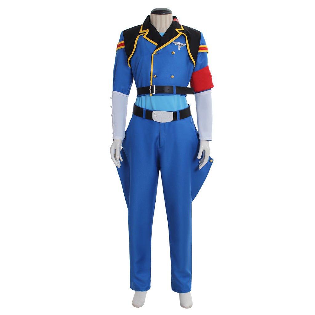 Traje de Cosplay de Akito Hyuga de Code Geass - Uniforme Militar Auténtico - Fantasia Cosera