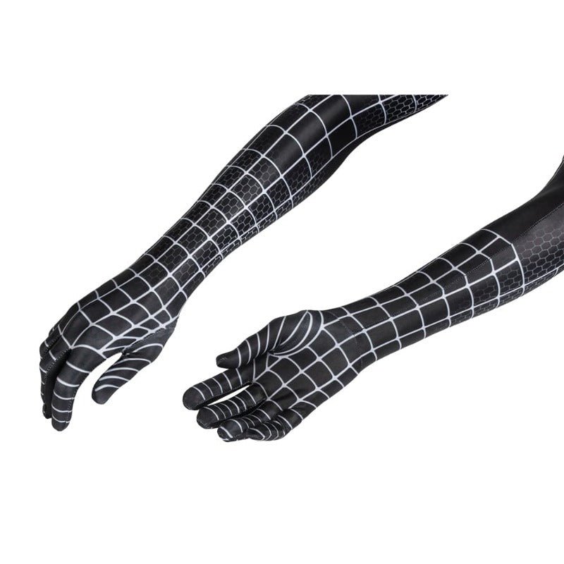 Traje de Venom Spider-Man Simbiote Negro Marvel Spider-Man 3 Cosplay - Fantasia Cosera