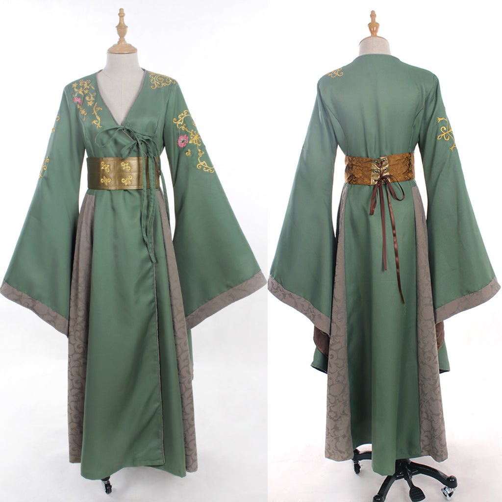 Vestido Verde de Cersei Lannister para Adultos | Disfraz de Cosplay para Mujer | Halloween y Carnaval | Cosplay de Series y Películas - Fantasia Cosera