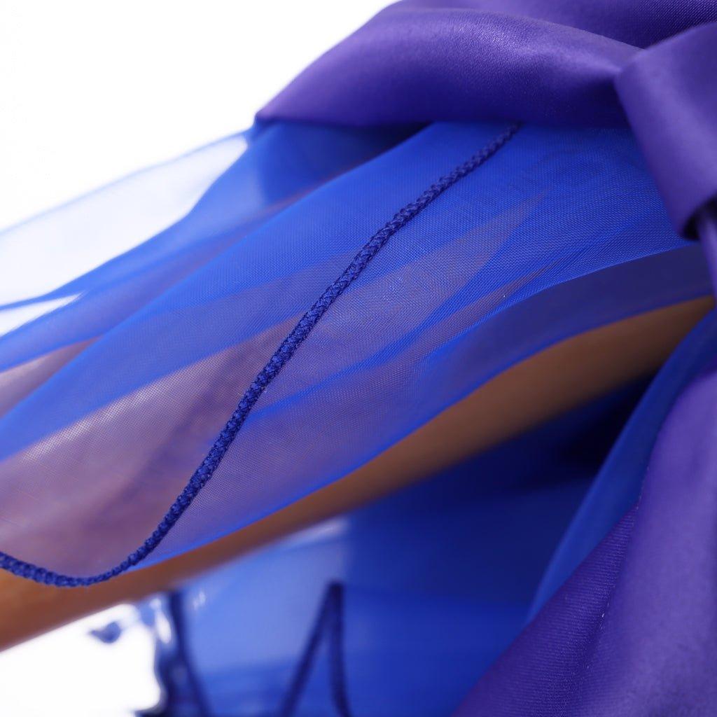 Vestido de Baile Medieval Outlander Claire Azul-Violeta | Disfraz Cosplay para Halloween - Fantasia Cosera