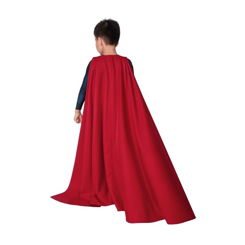 Traje de Superman Cosplay para Niños Clark Kent Hombre de Acero Impresión 3D Hecho a Mano - Fantasia Cosera