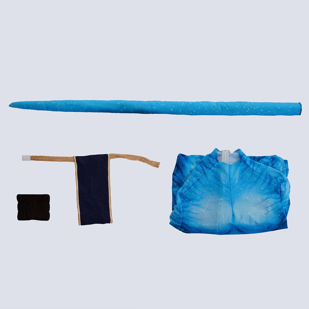 Traje de Cosplay de Jake Sully - Avatar: El Sentido del Agua Outfit de Guerrero Masculino para Halloween y Eventos - Fantasia Cosera