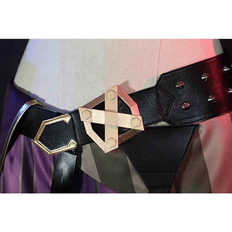 Traje de Cosplay Arcane Jinx - Outfit Crit Loli Loose Cannon con Zapatos y Peluca - Fantasia Cosera