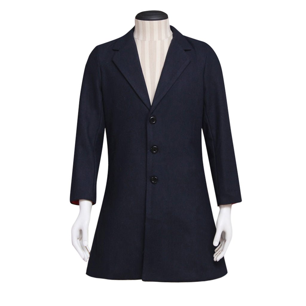 Traje de Viajero en el Tiempo para Hombres - Abrigo Largo de Cosplay del Doctor Who 12 Colección Capaldi - Fantasia Cosera