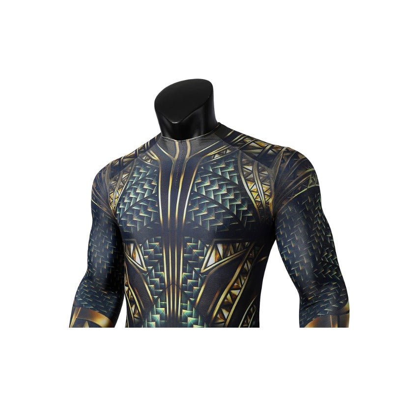 Traje de Aquaman para Hombre - Disfraz de Cosplay de Superhéroe de DC Comics para Halloween y Carnaval - Fantasia Cosera