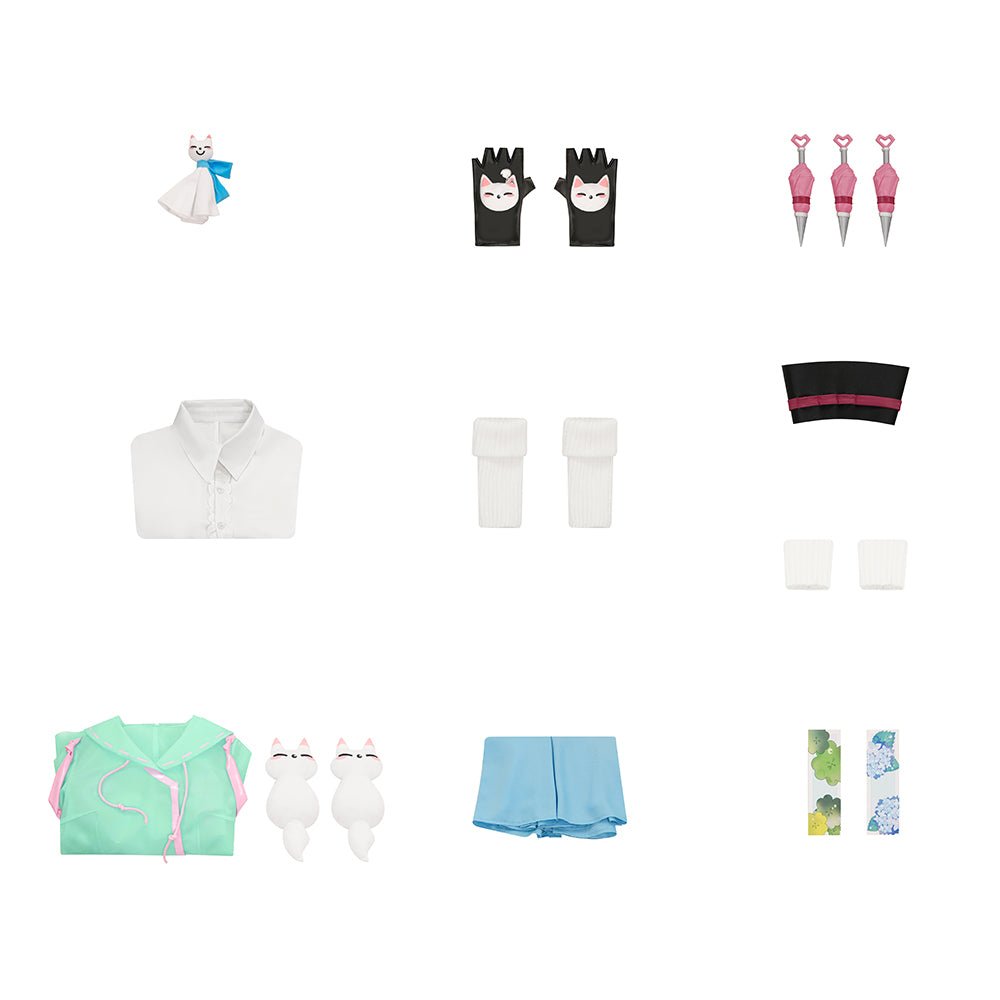 Traje de Cosplay Overwatch Kiriko Rain Dance - Calidad Premium - Fantasia Cosera