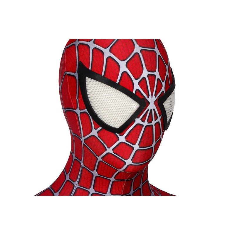Traje de Cosplay de Spider-Man 2 Tobey Maguire Body Zentai Ajustado - Fantasia Cosera