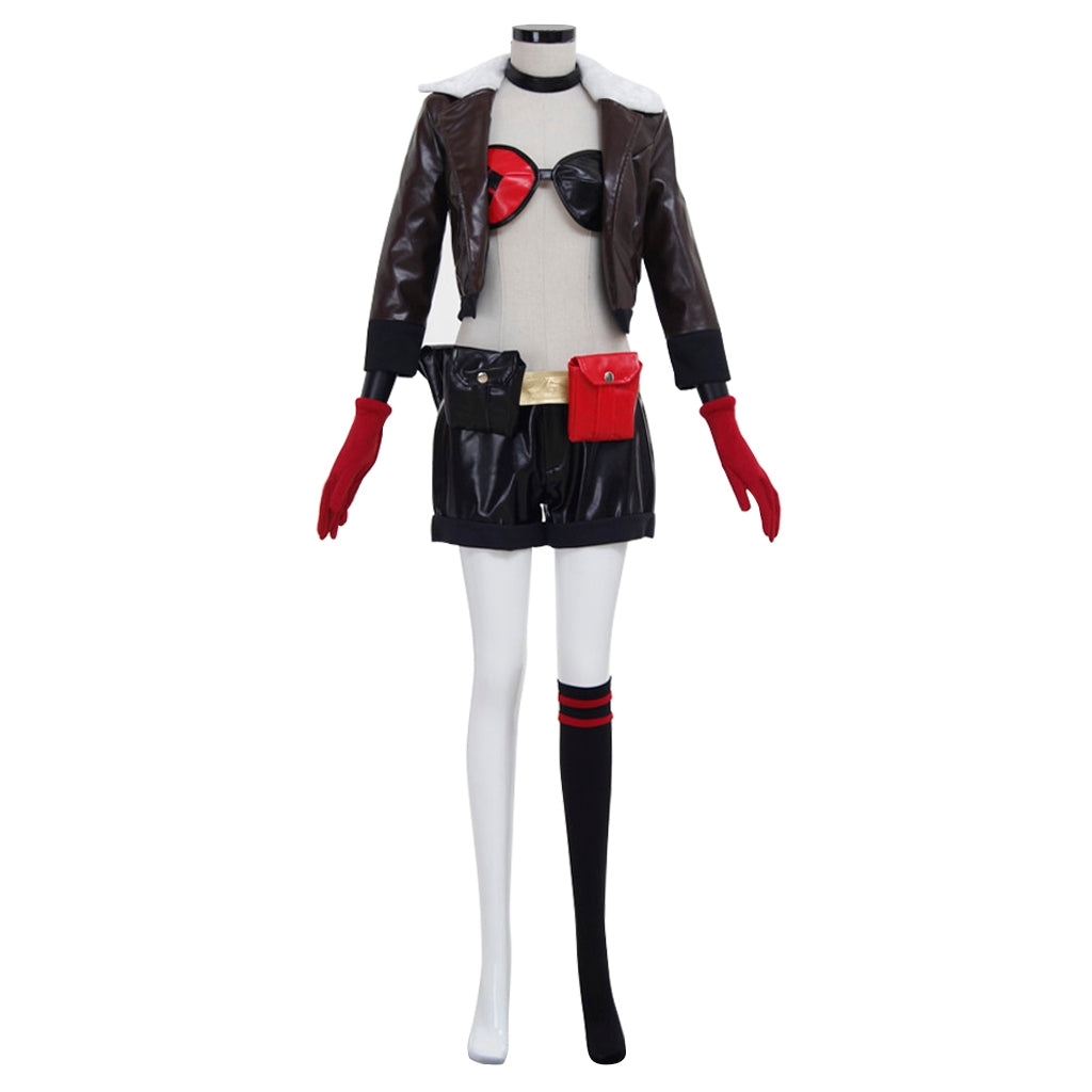 Traje de Cosplay de Harley Quinn – Divertido, Feroz e Icónico Outfit de Supervillana para Mujeres - Fantasia Cosera