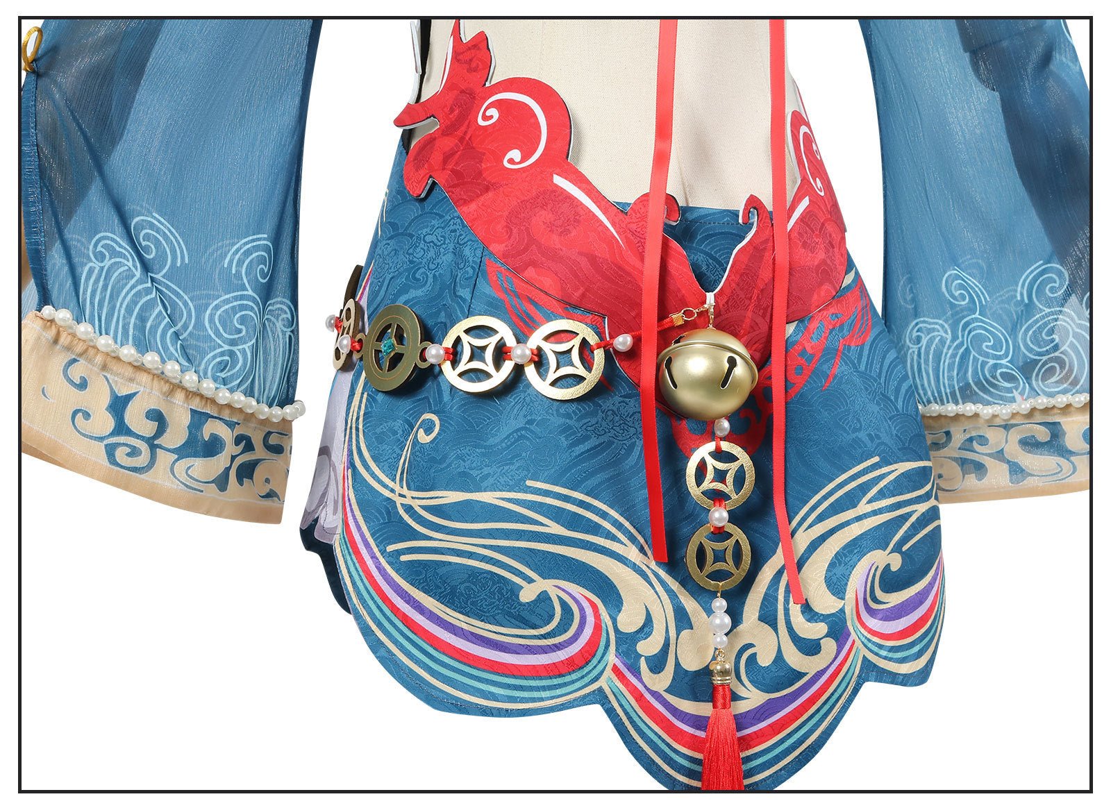 Traje de Cosplay de Yu Linglong de Genshin Impact – Adorable Pequeña Zombie Ink-Traveler - Fantasia Cosera