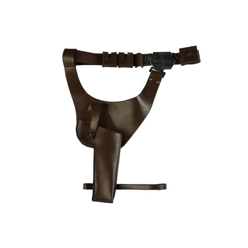 Traje de Han Solo para Cosplay - Camisa, Pantalón, Abrigo y Cinturón para Halloween y Fiestas - Fantasia Cosera