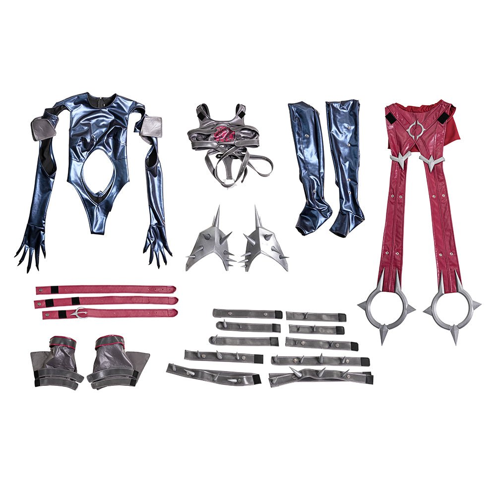 Traje de Cosplay de la Mujer Invisible - Malicia de Marvel Contest of Champions - Fantasia Cosera