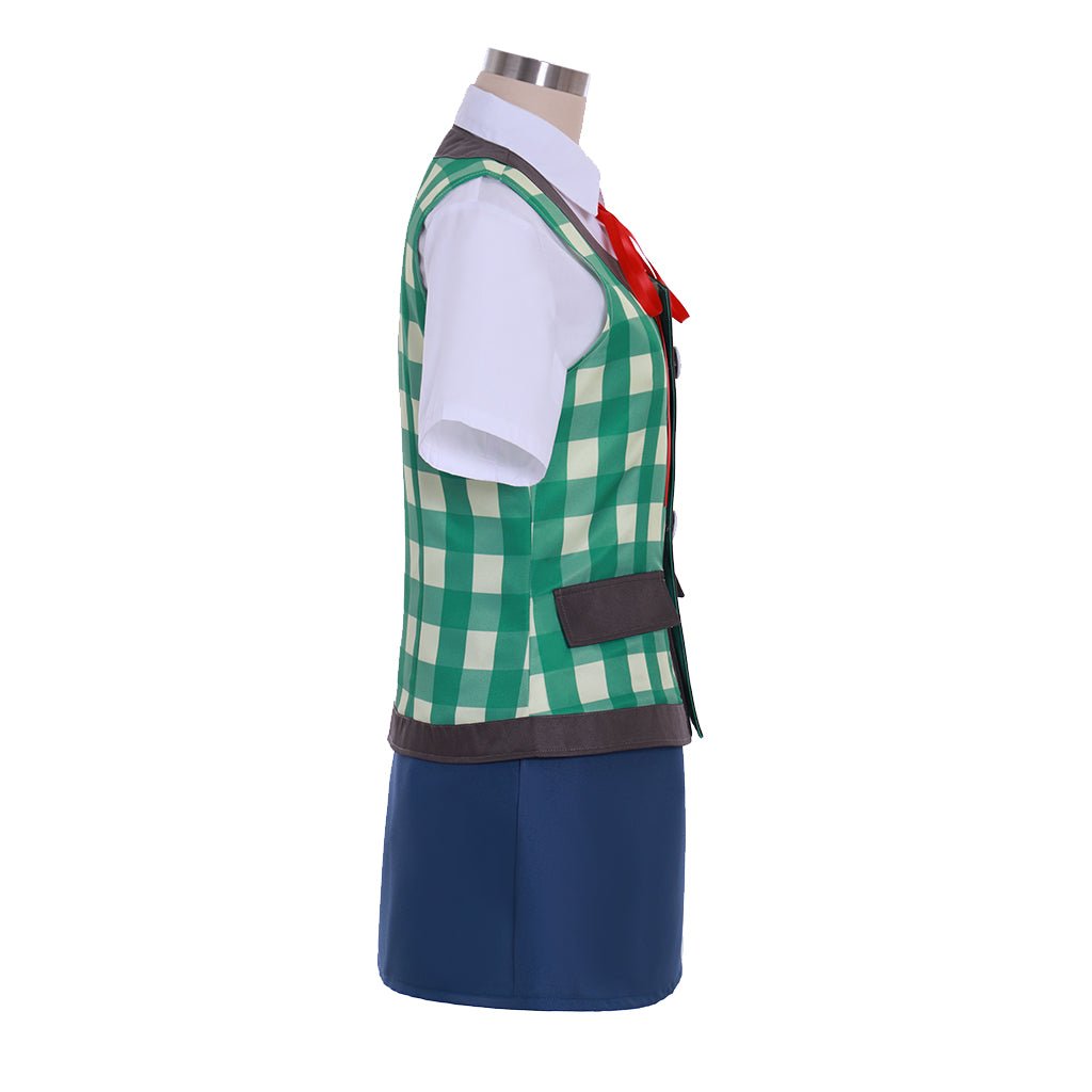 Traje de Cosplay de Isabelle de Animal Crossing - Verano para Adultos - Fantasia Cosera