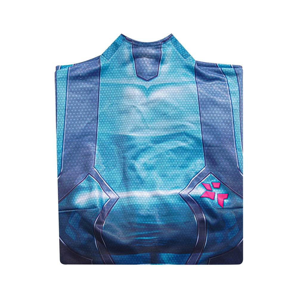 Traje de Cosplay de Samus Aran Metroid Traje de Cuerpo Zentai de Spandex para Eventos de Halloween - Fantasia Cosera