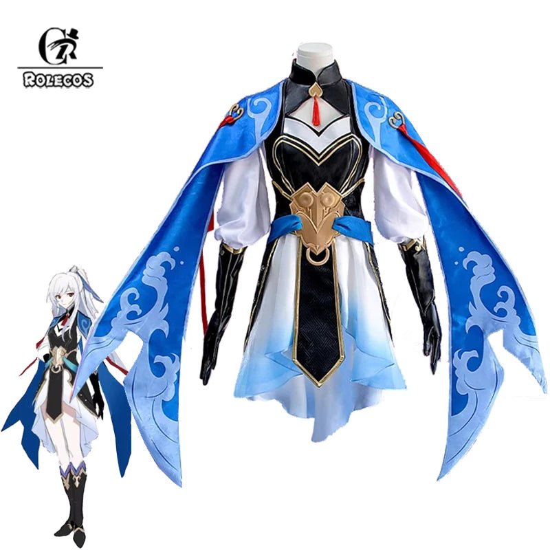 Traje de Cosplay Jingliu de Honkai Star Rail para Hombres Adultos y Juveniles - Fantasia Cosera