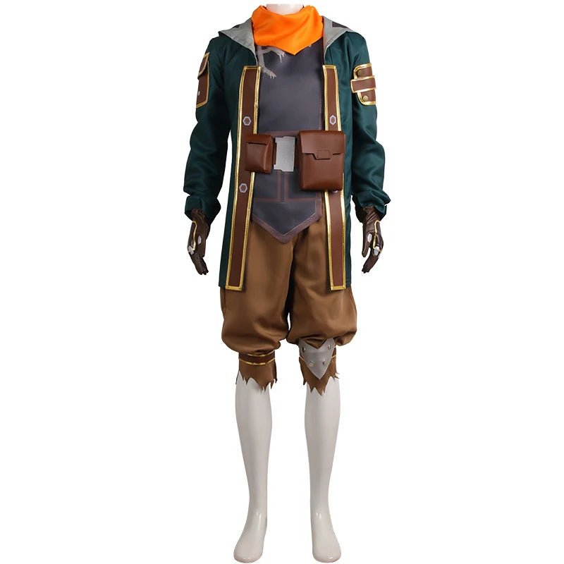 Traje de Cosplay de Ekko de Arcane LOL para Hombres - Chaqueta Punk, Camisa y Pantalón - Conjunto Completo para Fiestas y Convenciones - Fantasia Cosera