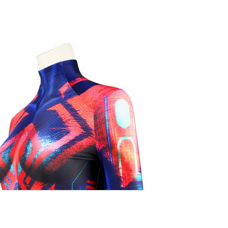 Traje de Cosplay de Spider-Man 2099 Miguel O'Hara de Spider-Man: A través del Spider-Verso - Fantasia Cosera