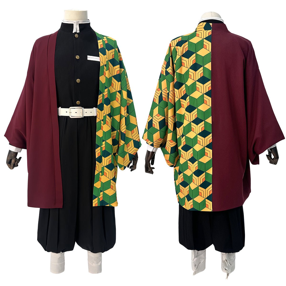 Traje de Cosplay Tomioka Giyuu de Demon Slayer - Calidad Premium - Fantasia Cosera