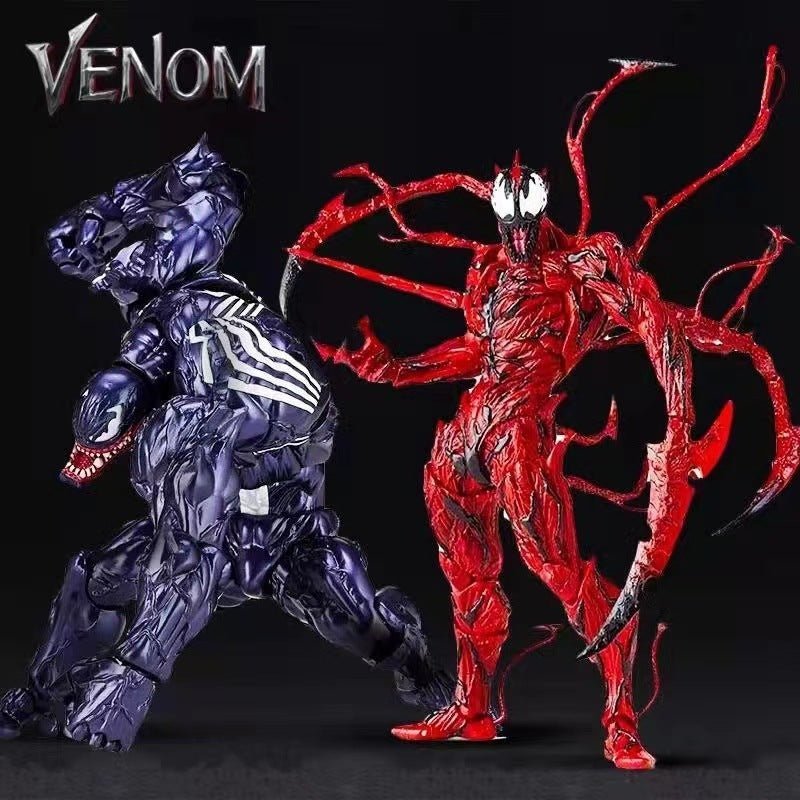 Figura de Acción Marvel Venom Rojo Carnage - Juguete Coleccionable de The Amazing Spiderman - Fantasia Cosera