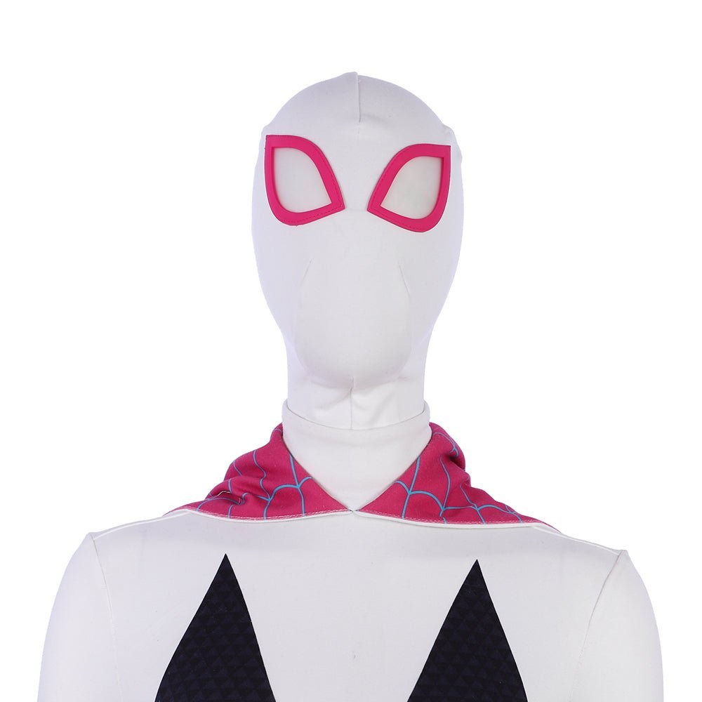Traje de Cosplay de Spider-Gwen / Ghost-Spider de Spider-Man: Into the Spider-Verse - Fantasia Cosera