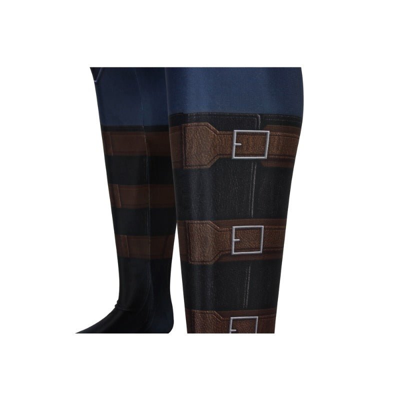 Traje de Cosplay Captain America Soldado del Invierno Impresión Digital para Fans y Eventos de Cosplay - Fantasia Cosera