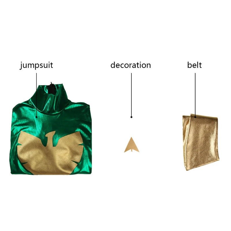 Traje de Cosplay de Jean Grey Fénix Oscura de los X-Men Verde para Halloween - Fantasia Cosera