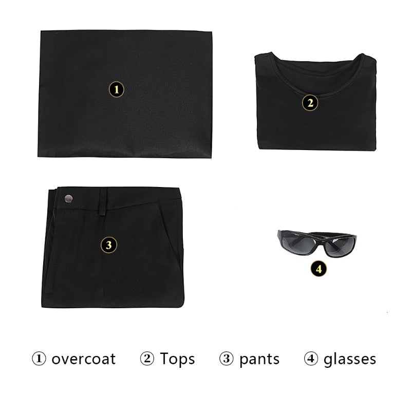 Traje de Neo de The Matrix Resurrections para Halloween y Cosplay - Fantasia Cosera